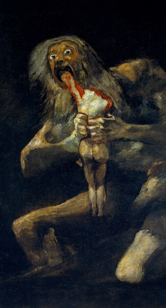 Top 3 Scariest Paintings in the World: Goya’s Saturn Devouring His Son